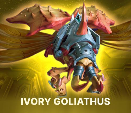 IVORY GOLIATHUS MOUNT