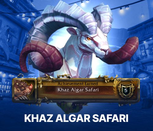 KHAZ ALGAR SAFARI ACHIEVEMENT