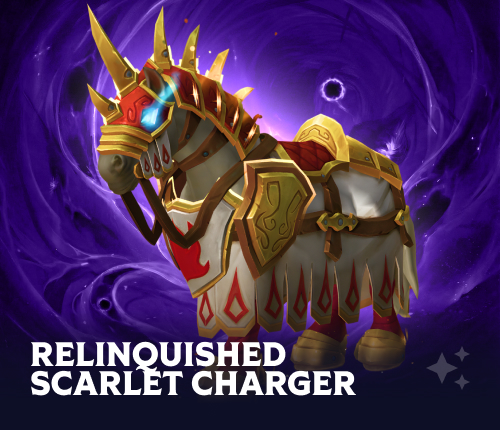 WOW RELINQUISHED SCARLET CHARGER