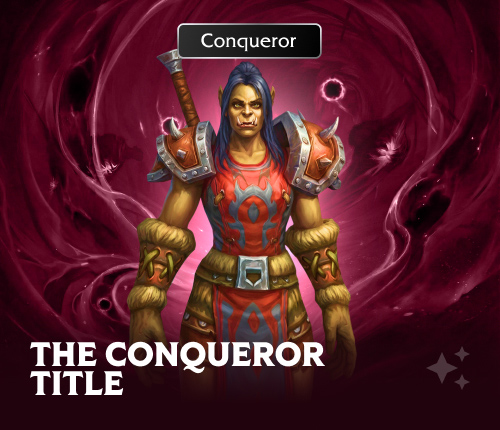 THE CONQUEROR TITLE