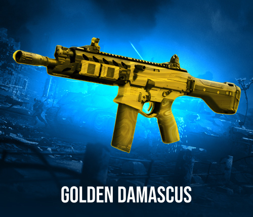 Warzone Golden Damascus Camo