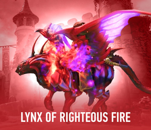 Lynx Of Righteous Fire Mount
