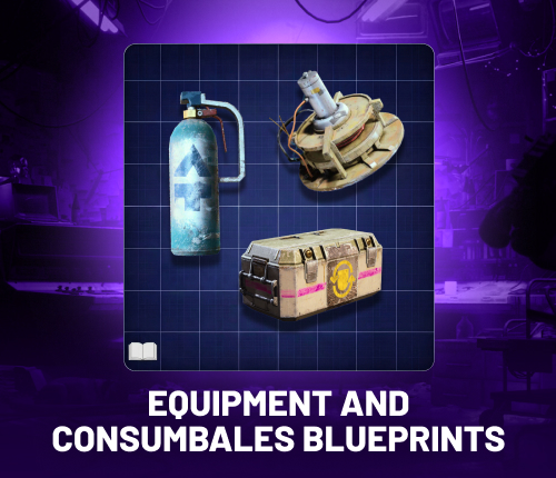 Equipment and Consumbales Blueprints