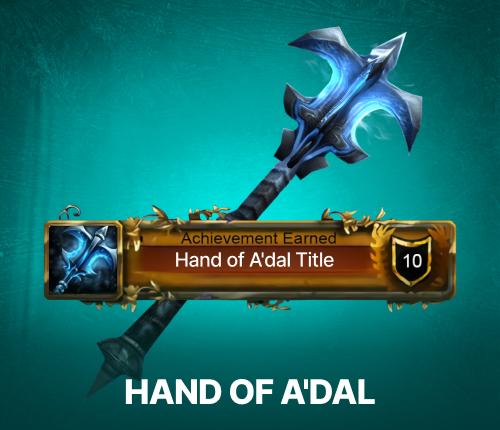 Anniversary TBC Hand of A'dal Title
