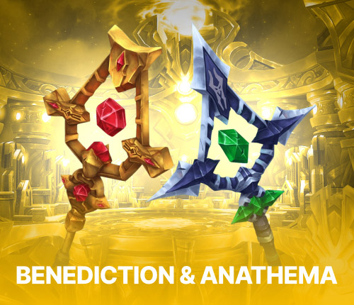 WoW TBC Classic Benediction & Anathema Staff